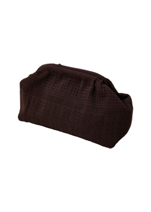 Rosalia big clutch Chocolate Lace Pico 